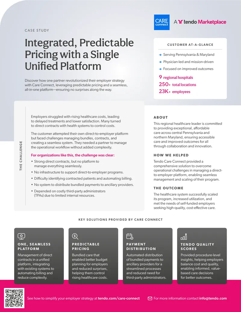 Direct-to-Employer Healthcare Management Case Study