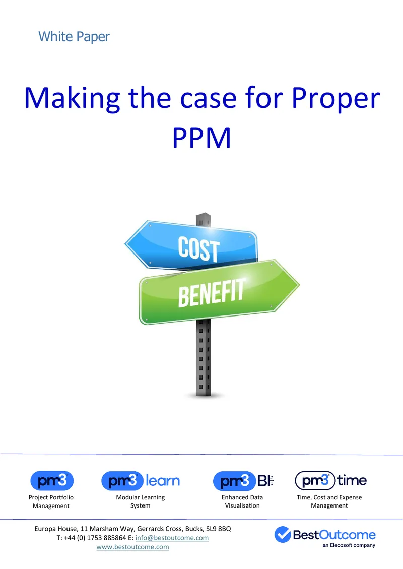 Building a Business Case for PPM Tools