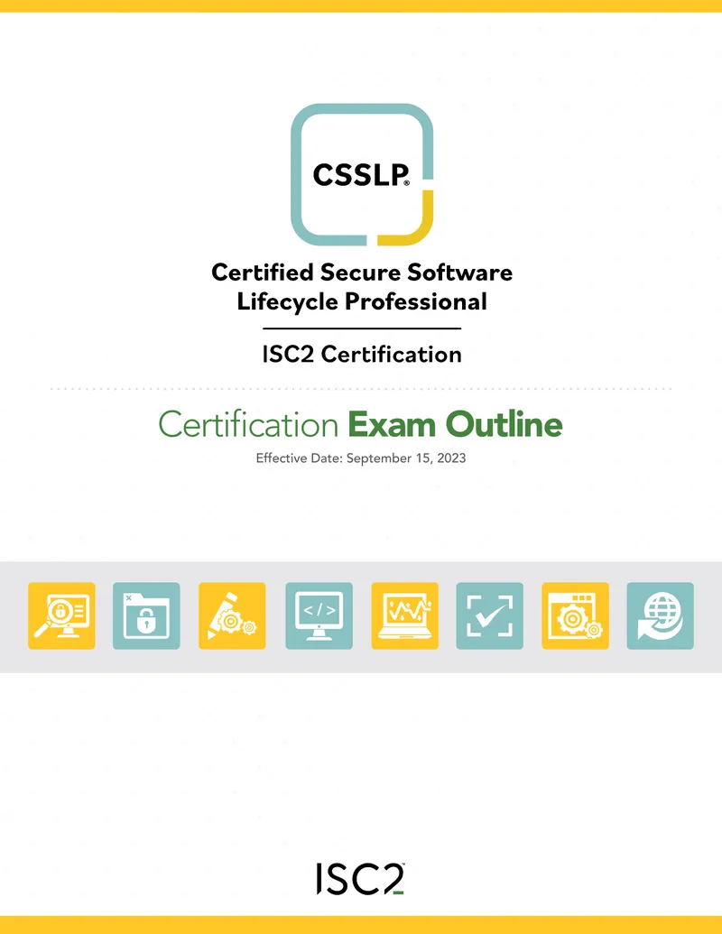 CSSLP Certification Exam Outline Document