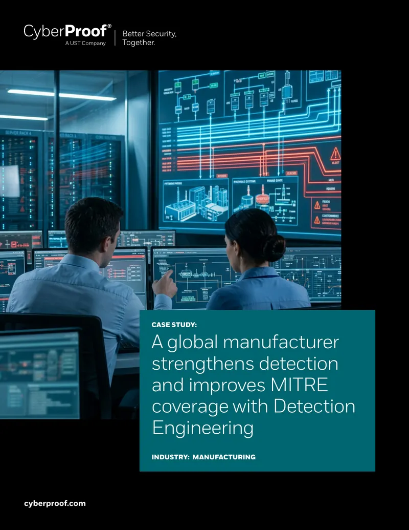 Detection Engineering Case Study for Manufacturing