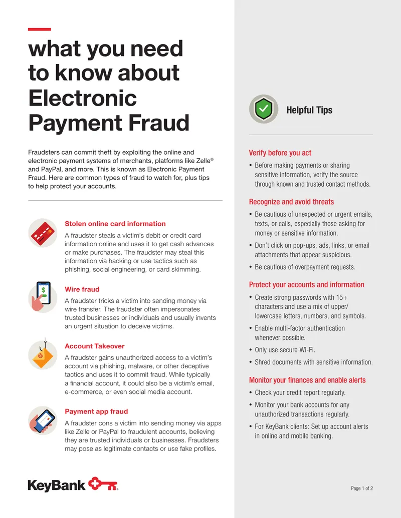 Understanding Electronic Payment Fraud Risks