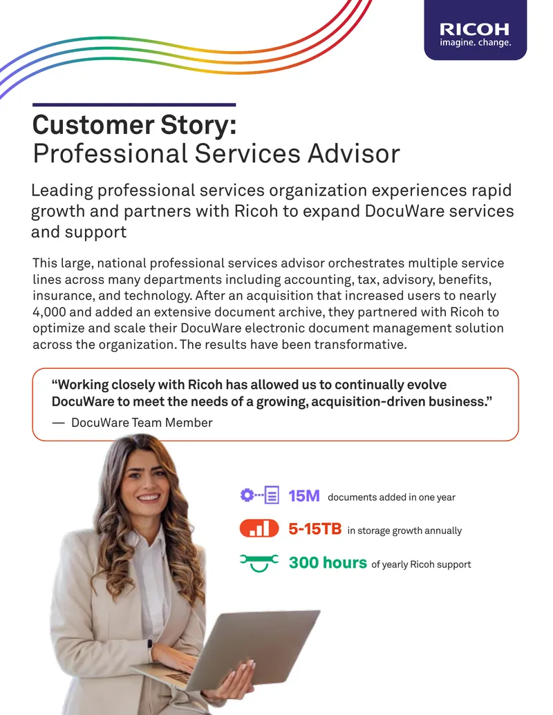 Professional Services Advisor Growth and Document Management