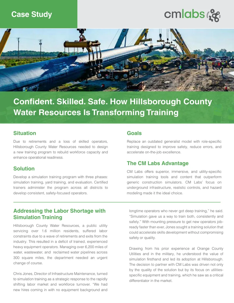 Hillsborough County Water Resources Training Transformation