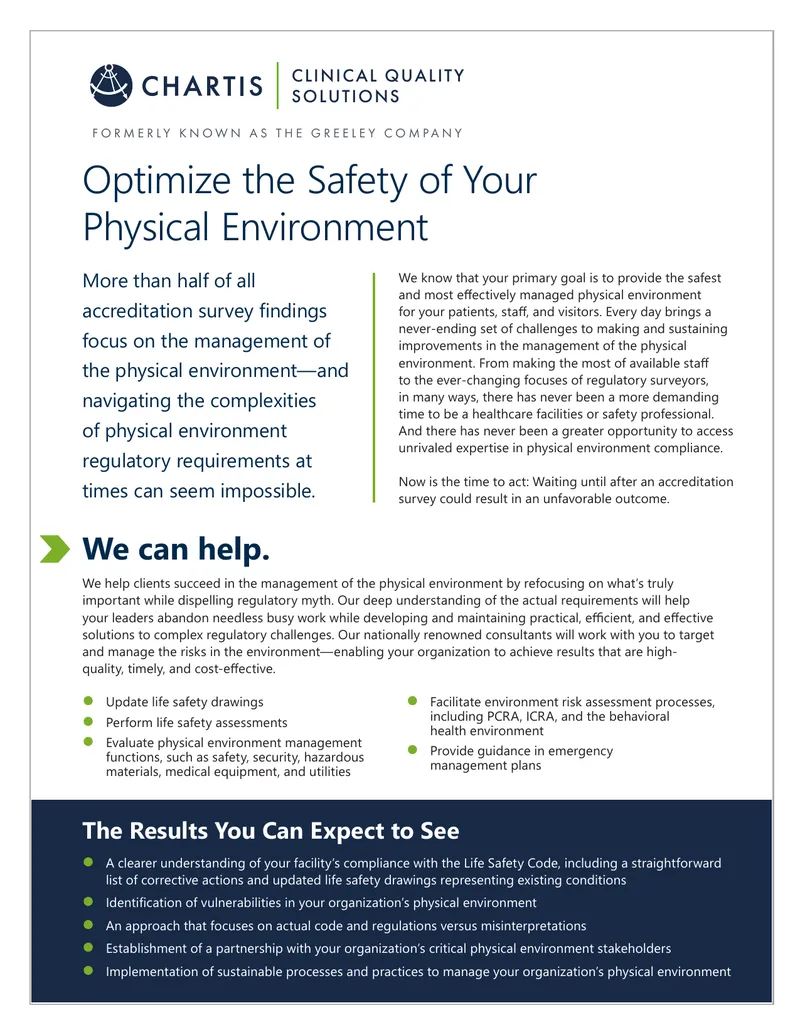 Management of Physical Environment Compliance