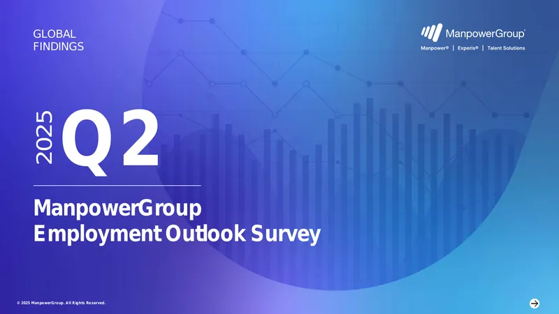 ManpowerGroup Employment Outlook Survey Q2 2025 Findings