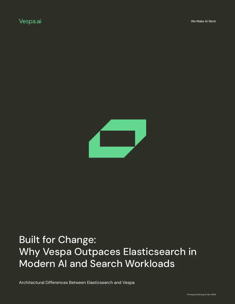 Architectural Differences Between Elasticsearch and Vespa