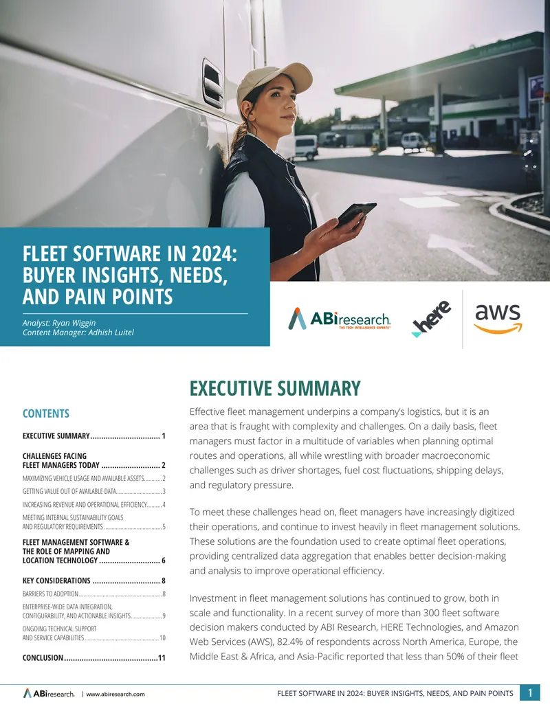 Fleet Software Buyer Insights and Challenges in 2024