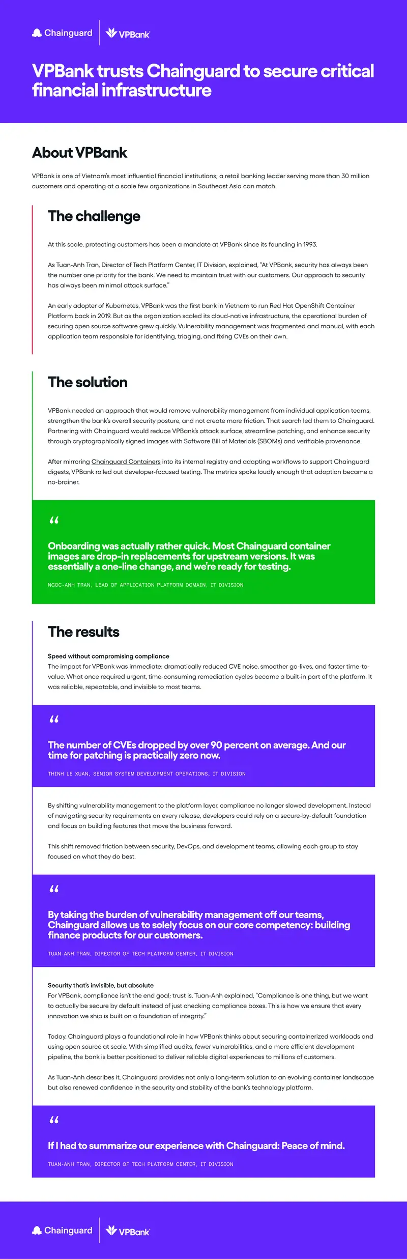 VPBank's Security Strategy with Chainguard
