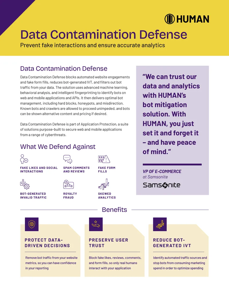 Data Contamination Defense Overview
