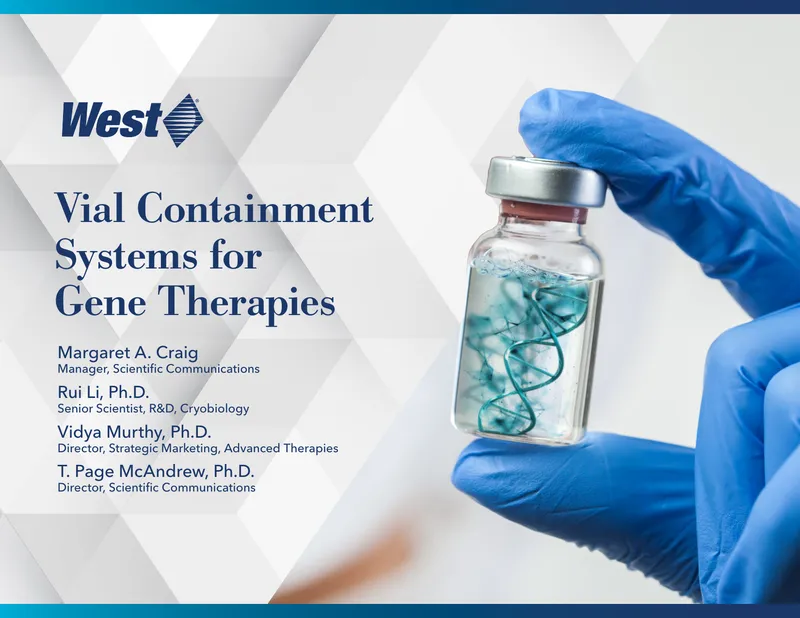 Vial Containment Systems for Gene Therapies