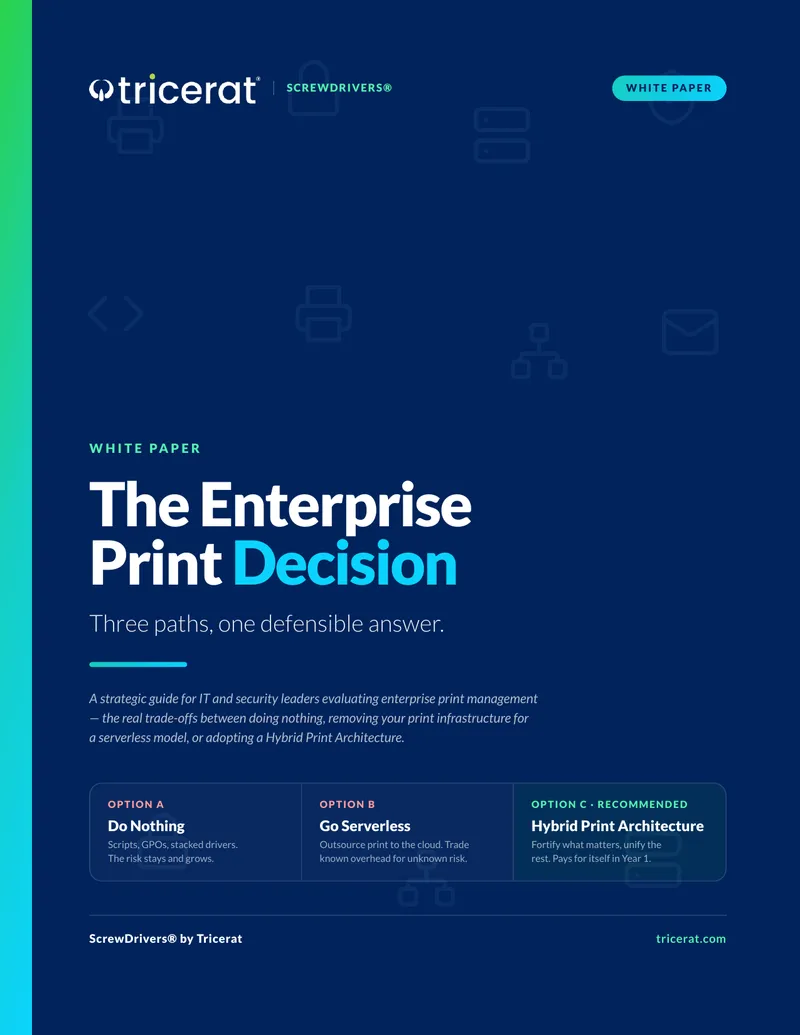Enterprise Print Decision Strategic Guide