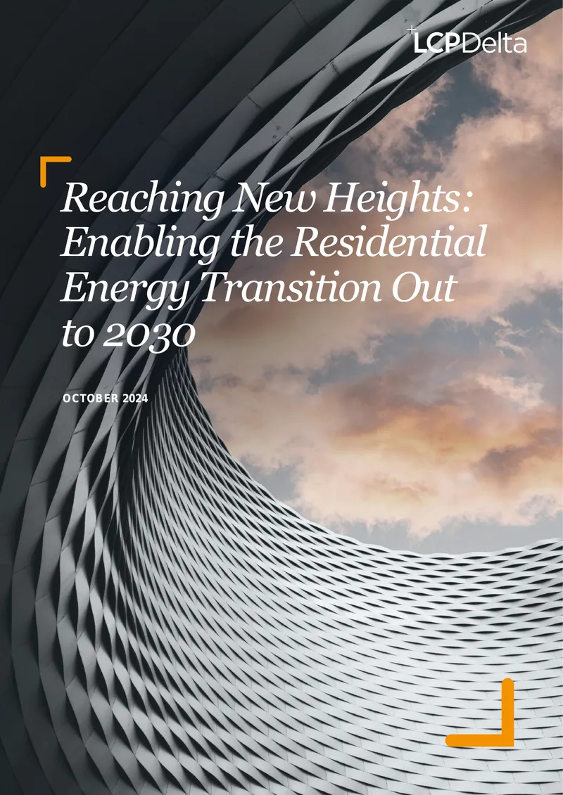 Residential Energy Transition Scenarios to 2030