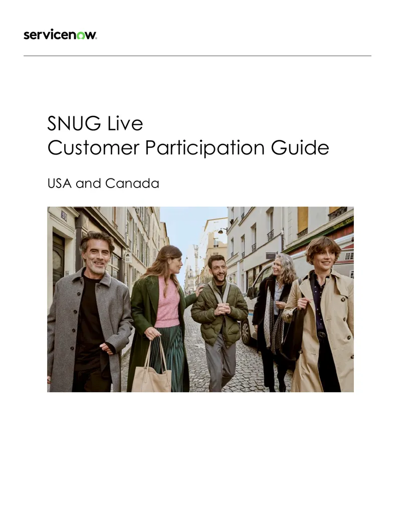 SNUG Live Customer Participation Guide
