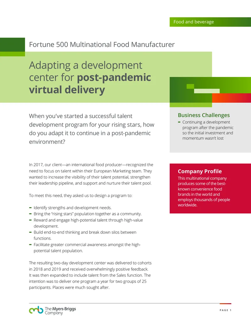 Adapting Talent Development Programs for Virtual Delivery
