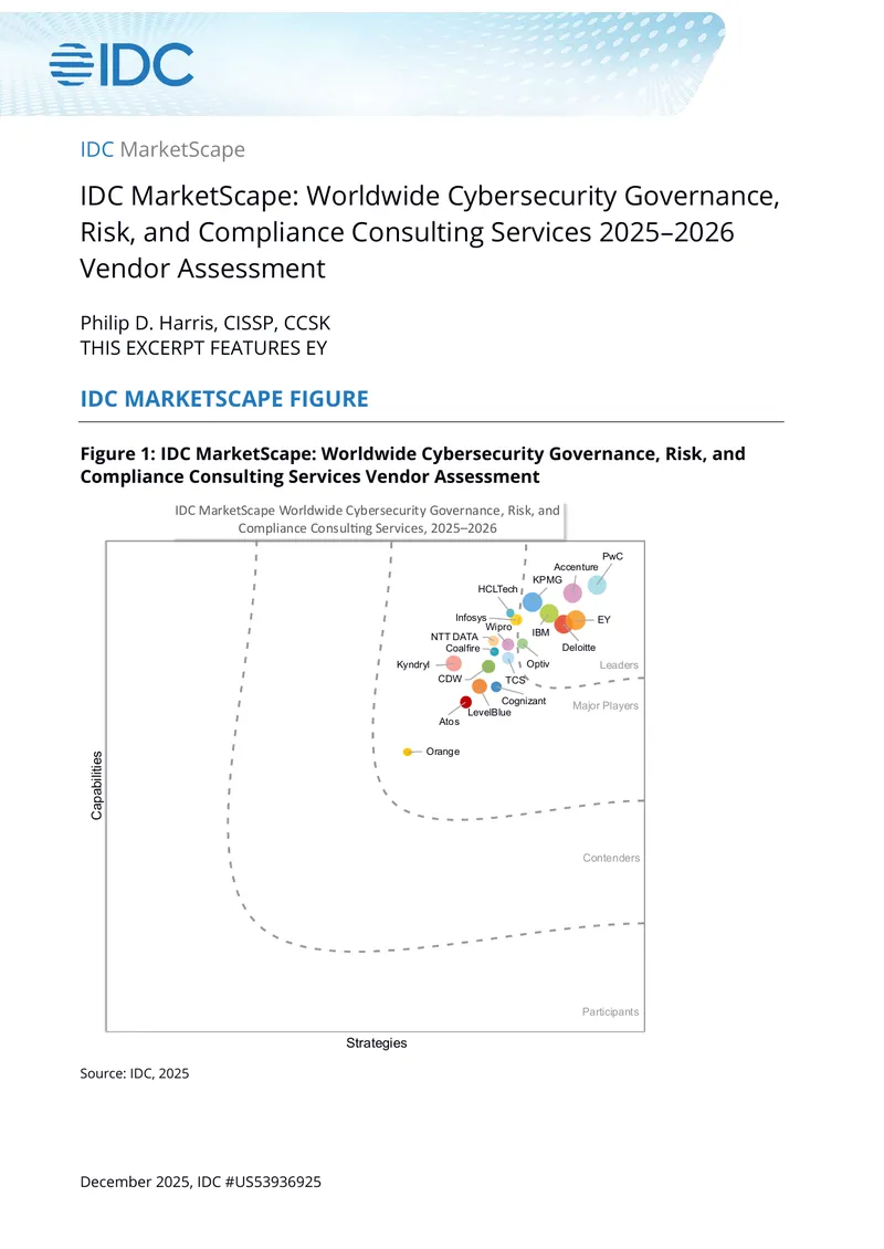 Worldwide Cybersecurity Governance Risk and Compliance Consulting Services Assessment