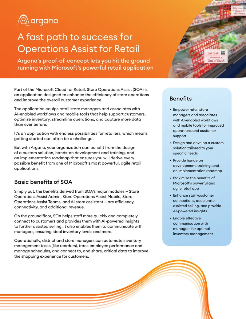 Microsoft Store Operations Assist Implementation Guide