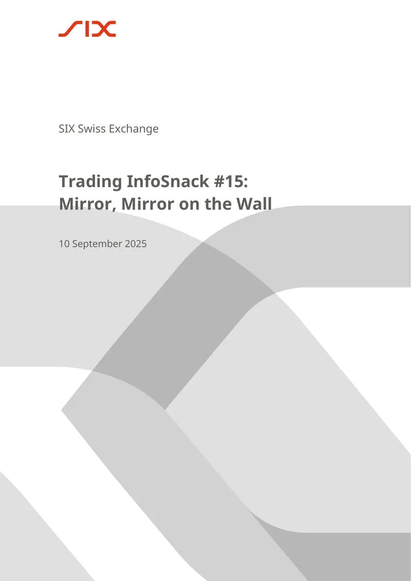 Price Setting and Mirroring Dynamics in Trading Venues