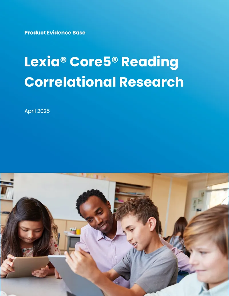 Lexia Core5 Reading Correlation Research