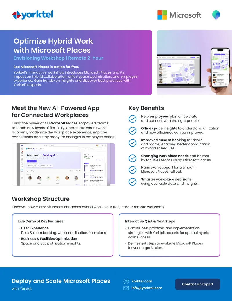 Optimize Hybrid Work with Microsoft Places Pilot