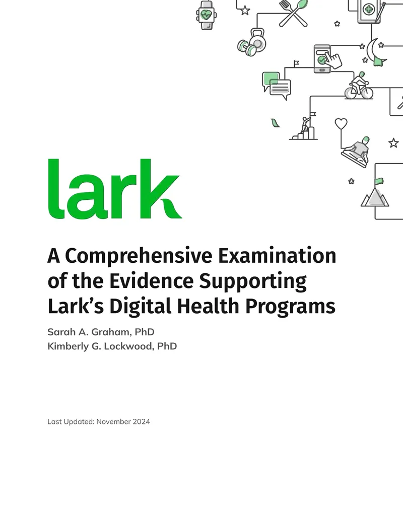 Examination of Evidence Supporting Lark's Digital Health Programs