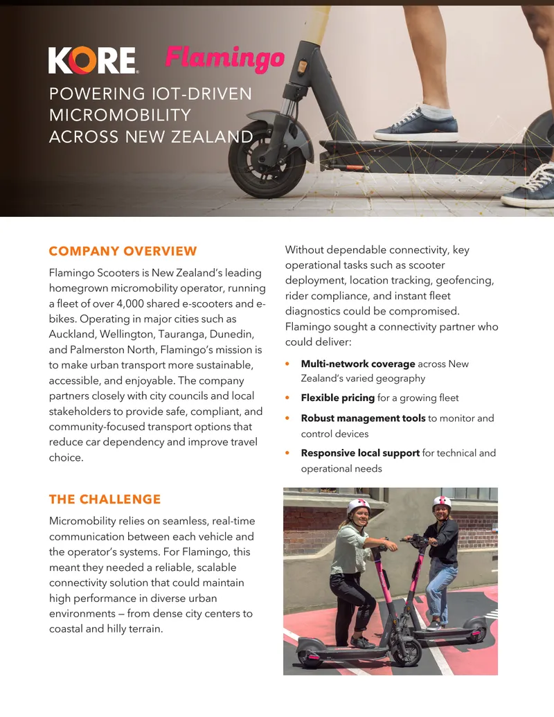 IoT Connectivity Solution for Micromobility