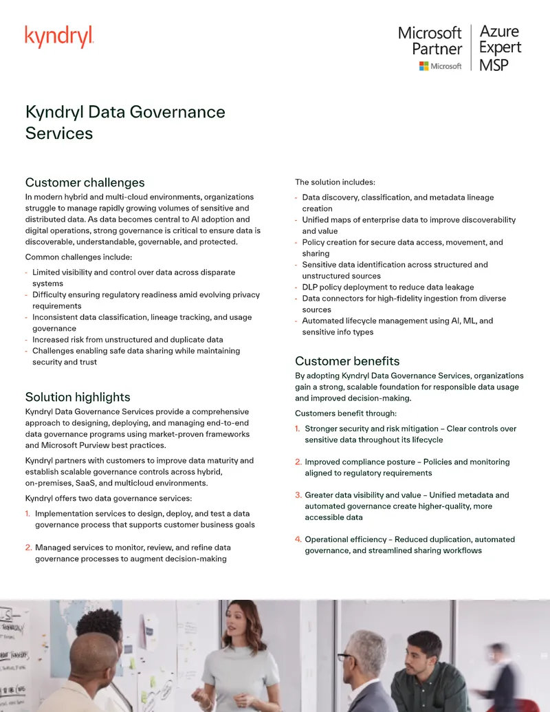 Kyndryl Data Governance Services Overview