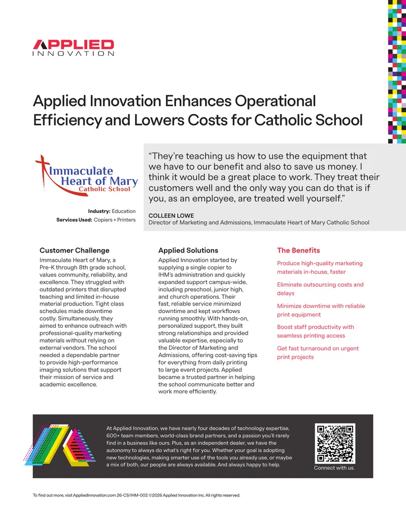 Operational Efficiency Solutions for Catholic Schools