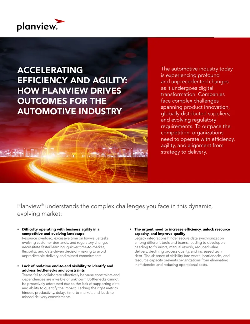 Accelerating Efficiency and Agility in Automotive Industry