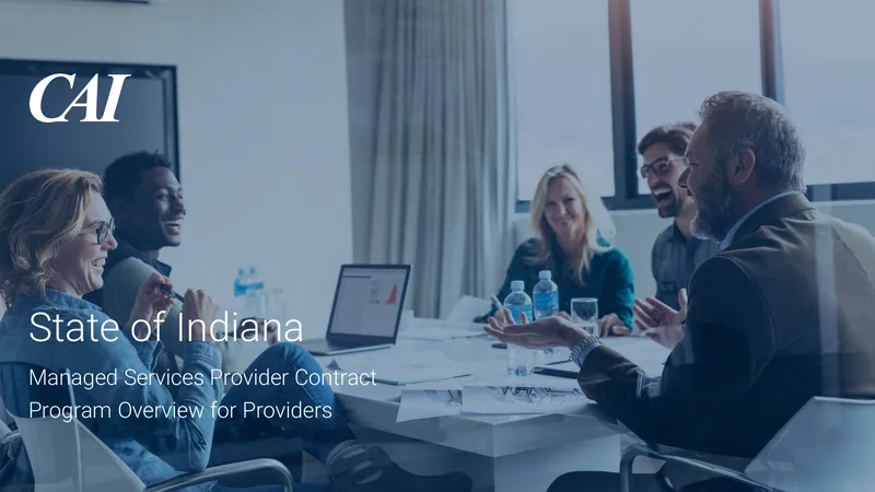 Managed Services Provider Contract Program Overview
