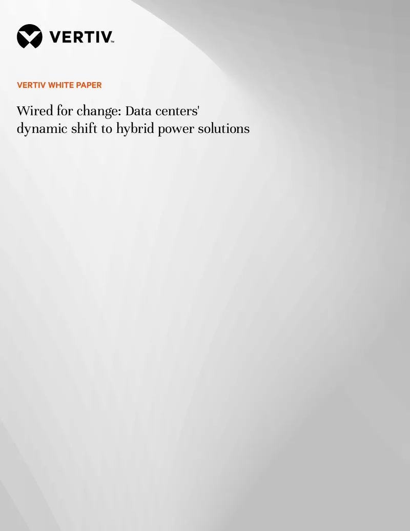 Data Centers' Shift to Hybrid Power Solutions