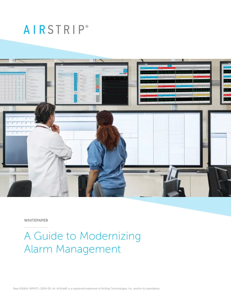 Guide to Modernizing Alarm Management in Healthcare
