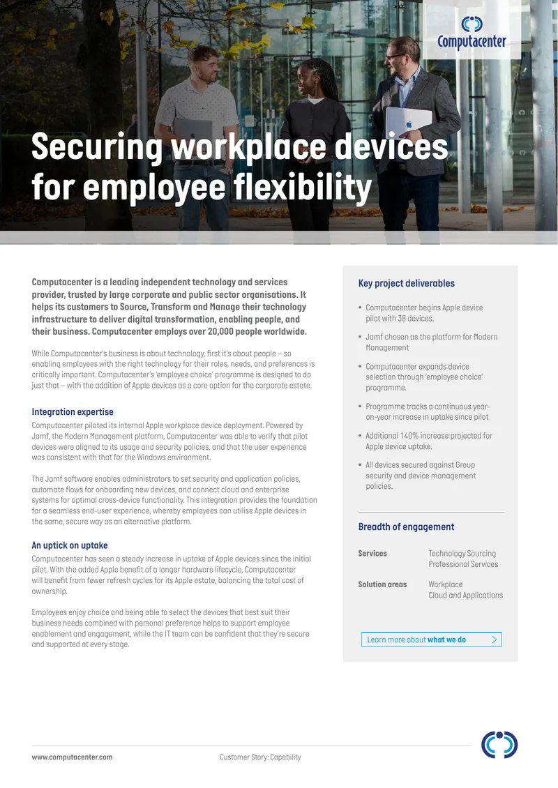 Apple Device Deployment in Workplace Programs