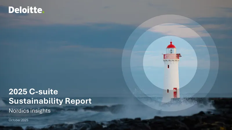 2025 C-suite Sustainability Report Insights