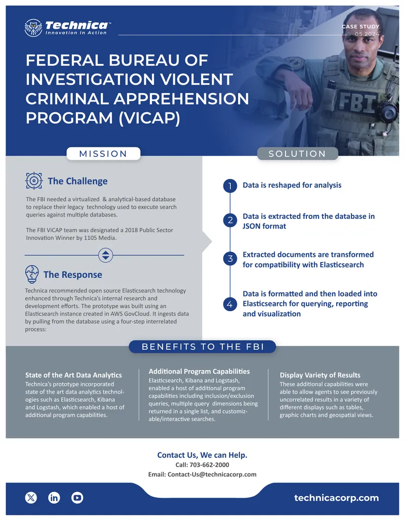 FBI ViCAP Database Modernization Case Study