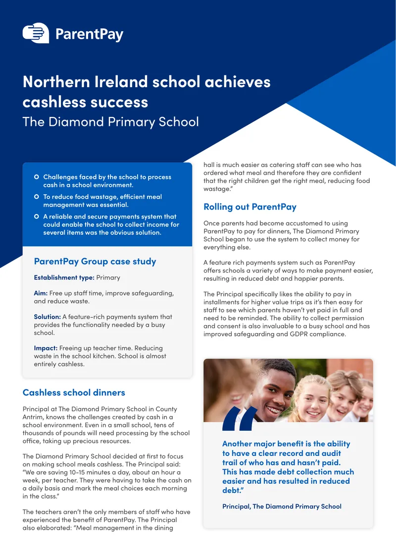 Cashless School Dinners Implementation Case Study