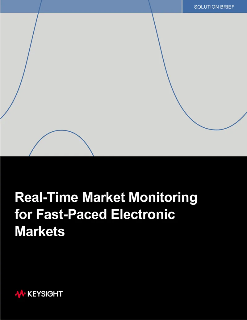 Real-Time Market Monitoring for Electronic Trading Systems