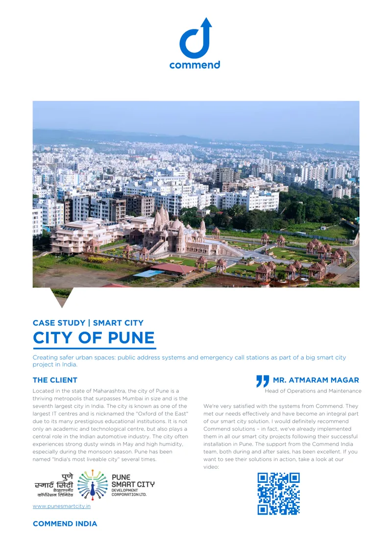 Smart City Project Implementation in Pune