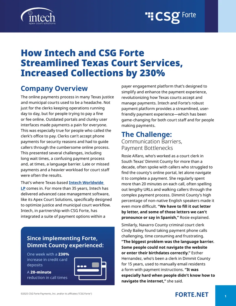 Streamlining Payment Processes in Texas Courts