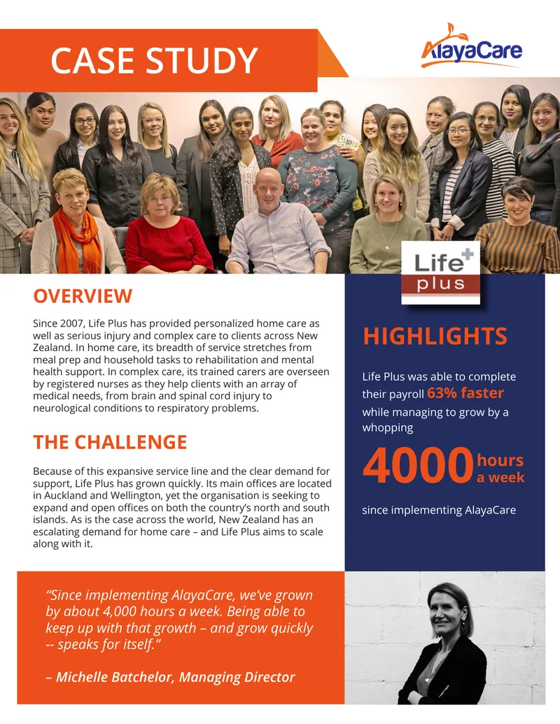 Life Plus Home Care Technology Implementation Case Study