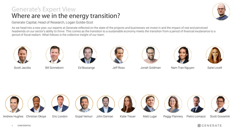 Current State of the Energy Transition