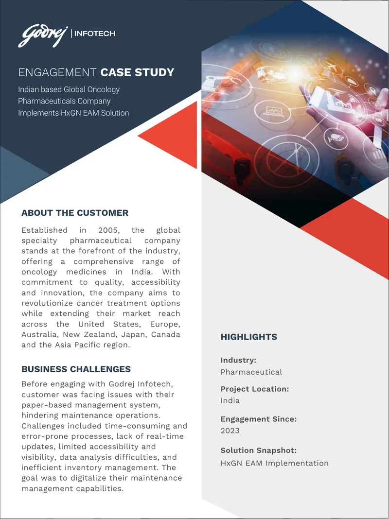 Oncology Pharmaceuticals Company HxGN EAM Implementation Case Study
