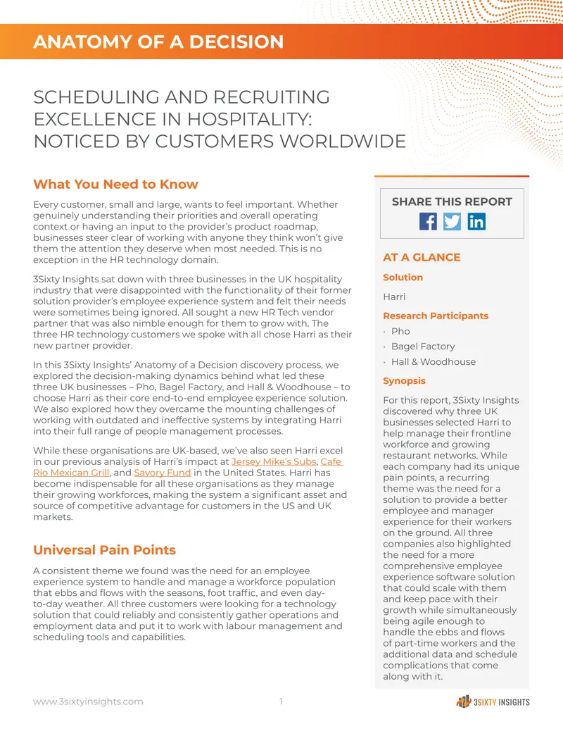 Decision-Making Dynamics in Hospitality HR Technology
