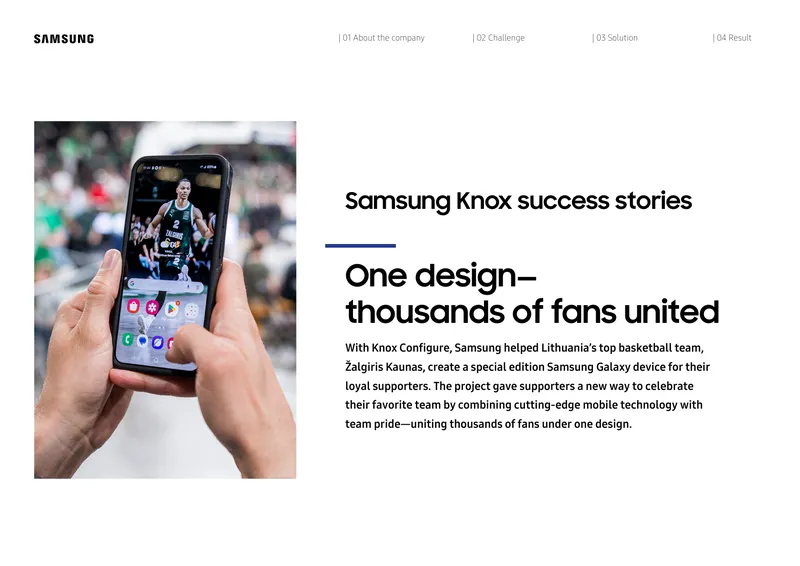 Samsung Galaxy S23 Žalgiris Limited Edition Case Study