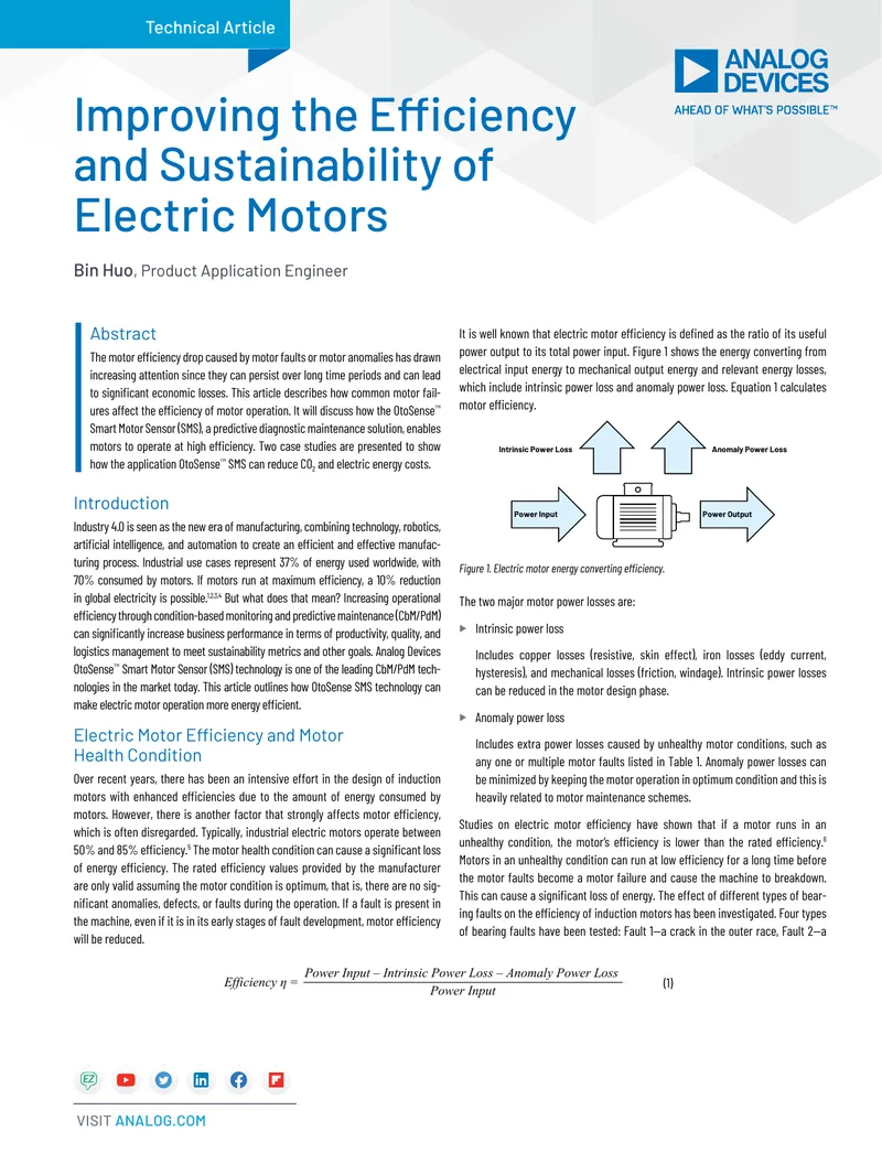 Improving the Efficiency and Sustainability of Electric Motors preview page 1
