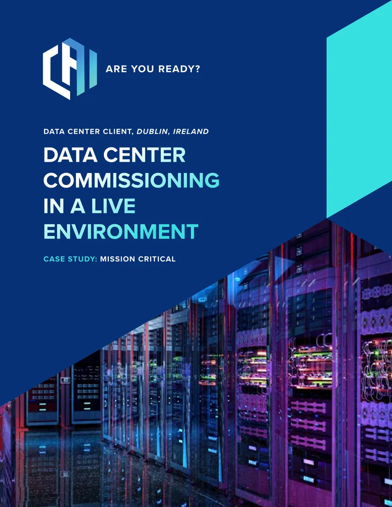 Data Center Commissioning in a Live Environment