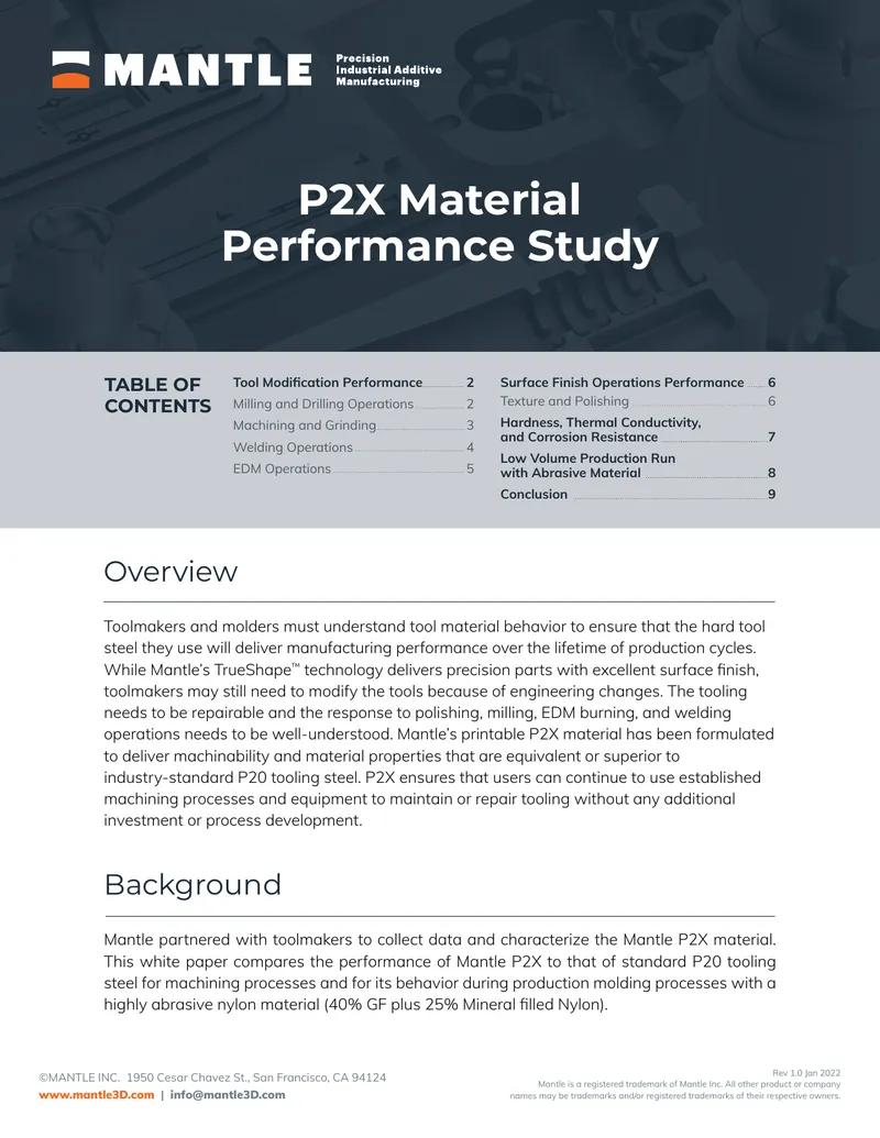 P2X Material Performance Study
