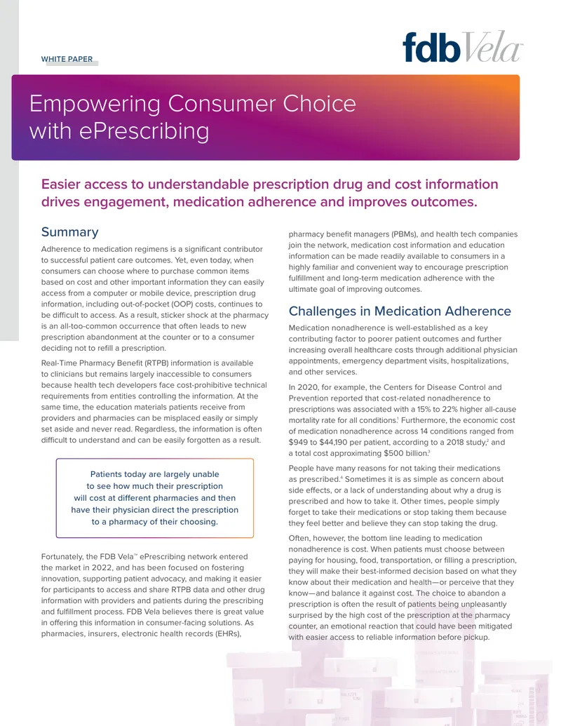 Improving Access to Prescription Drug Information