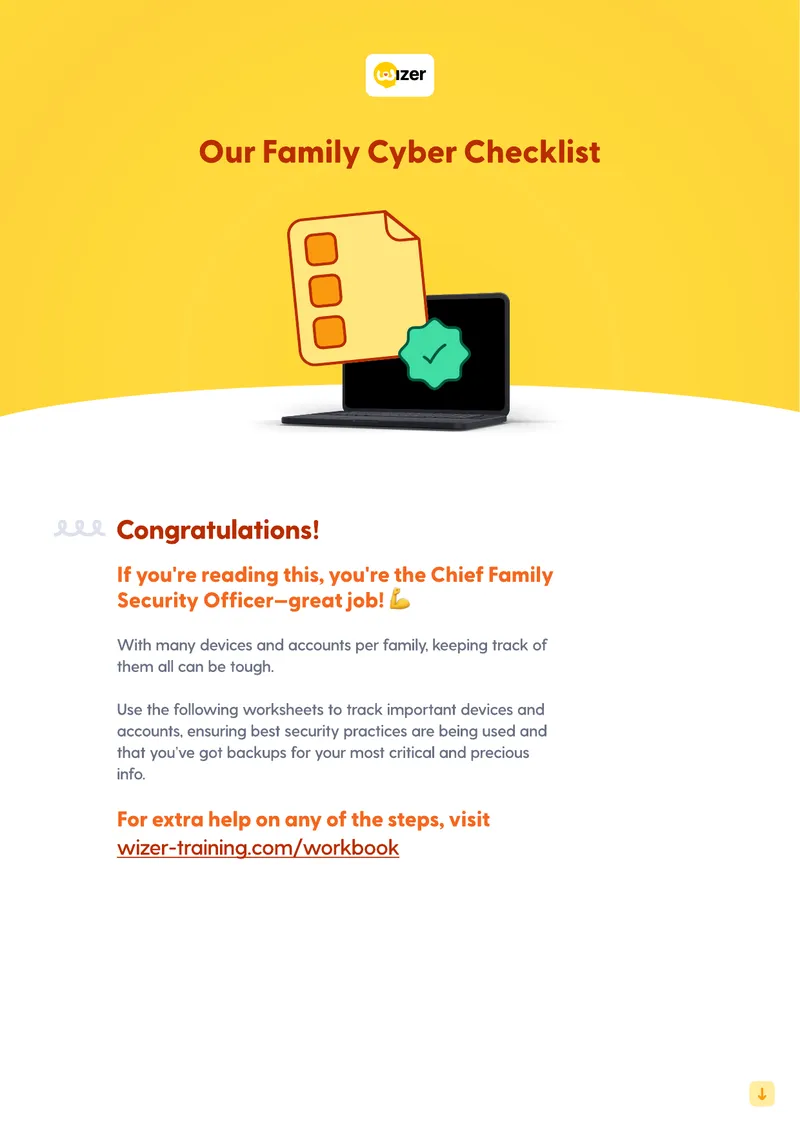 Family Cybersecurity Best Practices Guide