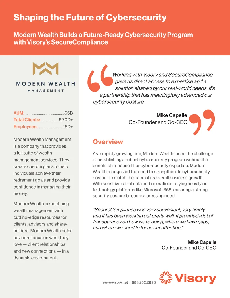 Cybersecurity Program Development for Modern Wealth