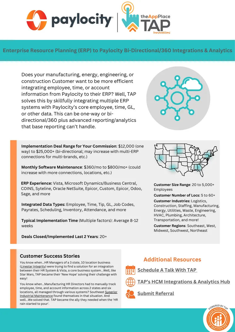 ERP Integration Solutions for Paylocity Data